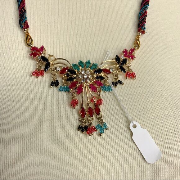 RHINESTONE adjustable cord, interchangeable necklace - Picture 6 of 11